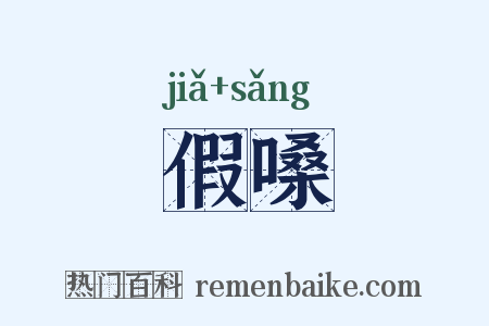 假嗓是什么意思的图片
